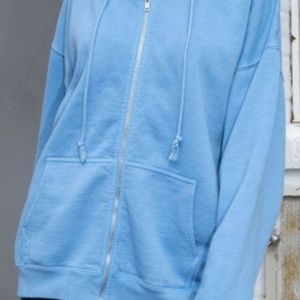 Brandy Melville Christy Hoodie in Sky Blue